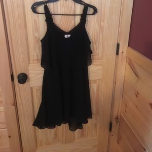 Black flow Dress